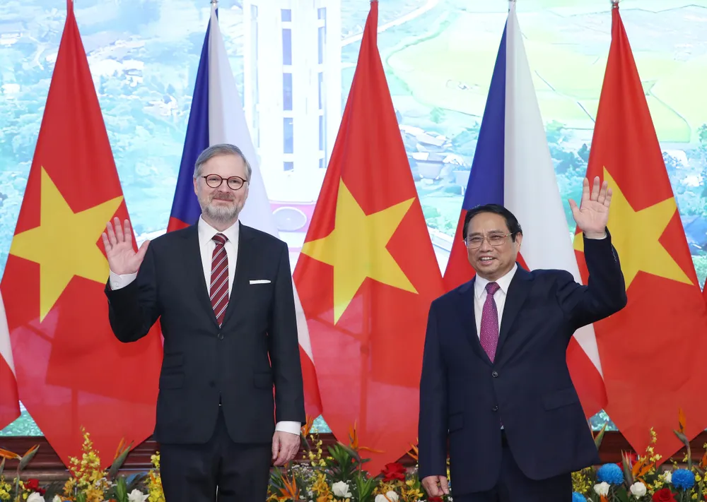 Thủ tướng Phạm Minh Chính và Thủ tướng Petr Fiala