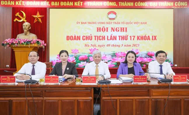 Hội nghị Đoàn Chủ tịch Ủy ban Trung ương MTTQ Việt Nam