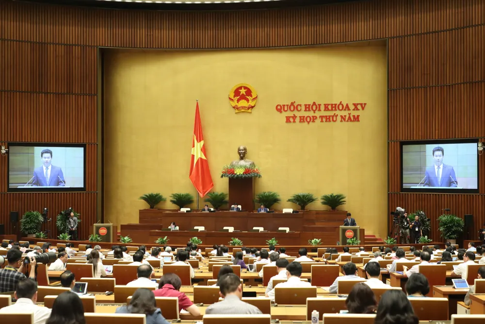 Kỳ họp thứ 5, Quốc hội khóa XV. Ảnh: QUANG PHÚC