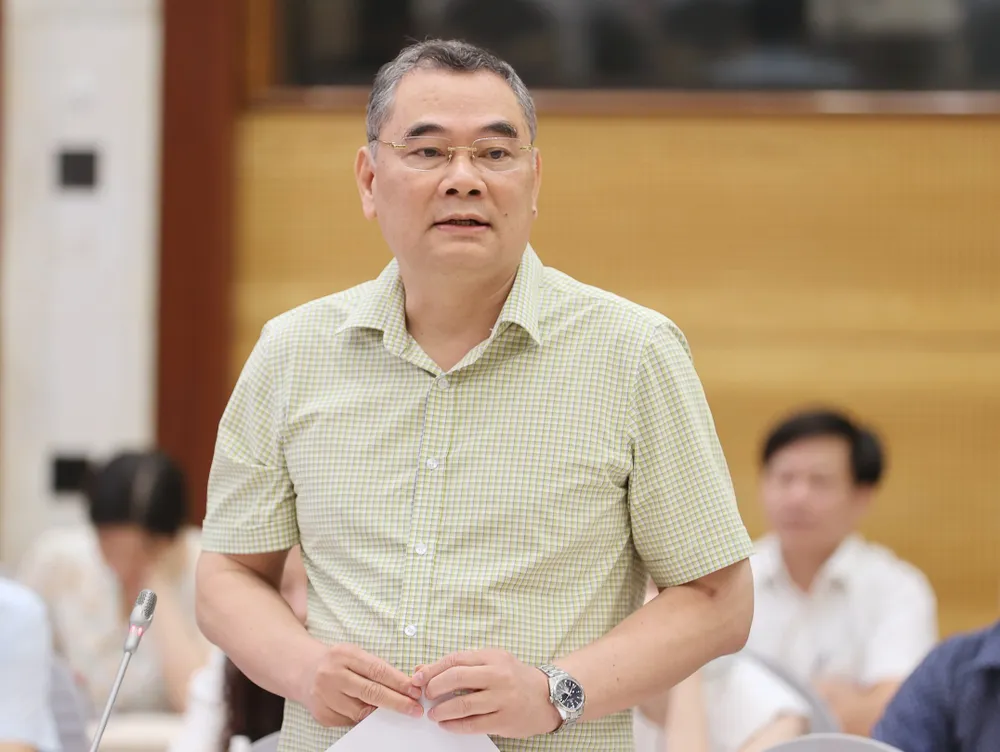 Trung tướng Tô Ân Xô, Người phát ngôn Bộ Công an. Ảnh: VIẾT CHUNG