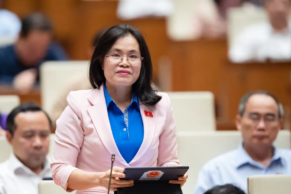 ĐB Nguyễn Thị Hồng Hạnh (TPHCM). Ảnh: QUANG PHÚC ĐB Nguyễn Thị Hồng Hạnh (TPHCM). Ảnh: QUANG PHÚC