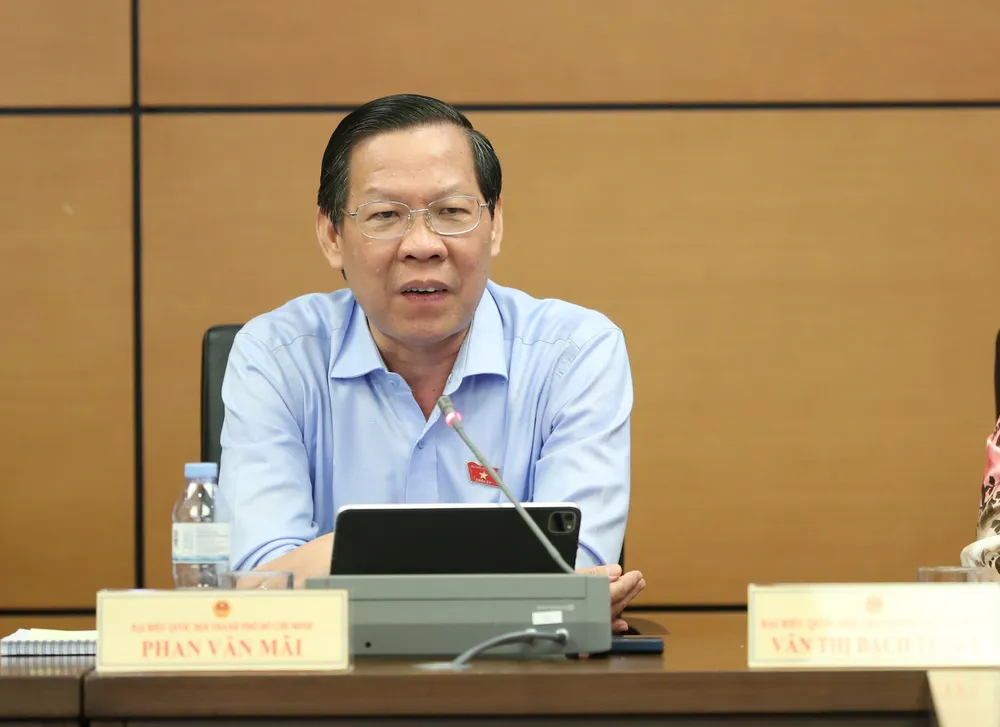 Chủ tịch UBND TPHCM Phan Văn Mãi. Ảnh: QUANG PHÚC Chủ tịch UBND TPHCM Phan Văn Mãi. Ảnh: QUANG PHÚC