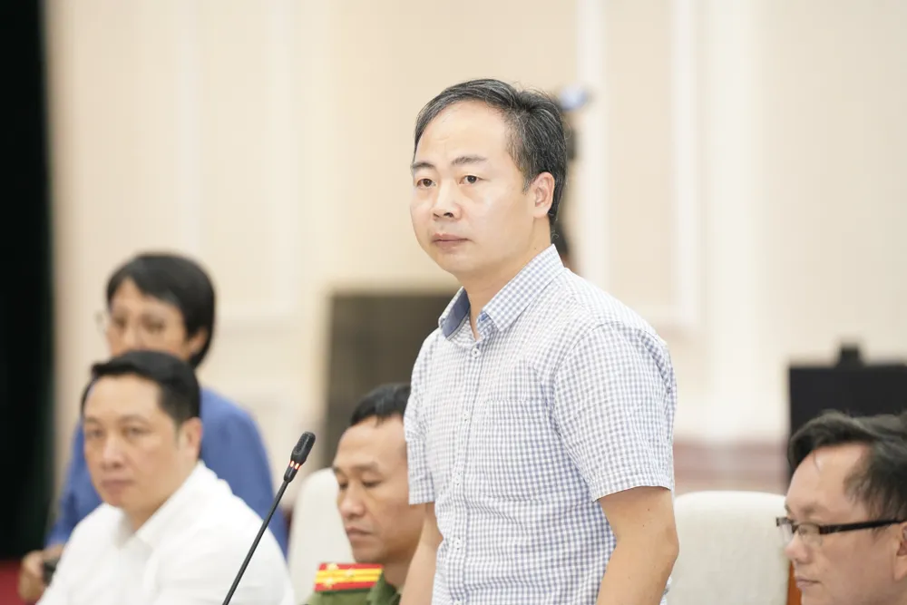 GS Nguyễn Ngọc Hà, Trưởng ban Đề thi, Phó Cục trưởng Cục Quản lý chất lượng, Bộ GD-ĐT. Ảnh: ĐỖ TRUNG