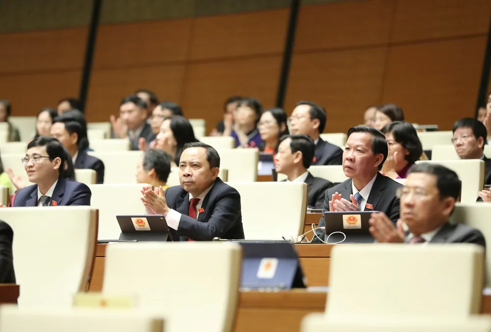 Các đại biểu dự phiên khai mạc Quốc hội. Ảnh: QUANG PHÚC Các đại biểu dự phiên khai mạc Quốc hội. Ảnh: QUANG PHÚC