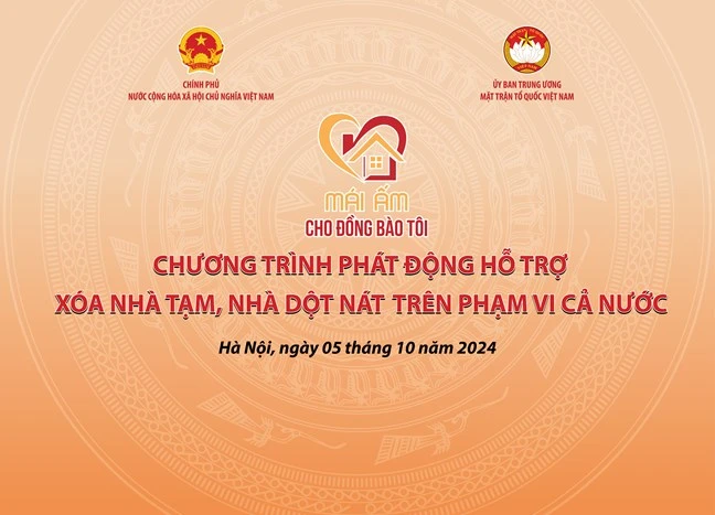 20 giờ tối nay 5-10, phát động chương trình hỗ trợ “Mái ấm cho đồng bào tôi”