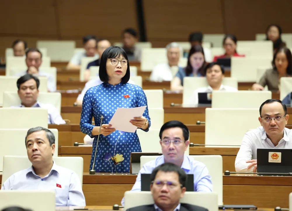 Đại biểu Nguyễn Thị Việt Nga (Hải Dương). Ảnh: QUANG PHÚC Đại biểu Nguyễn Thị Việt Nga (Hải Dương).jpg