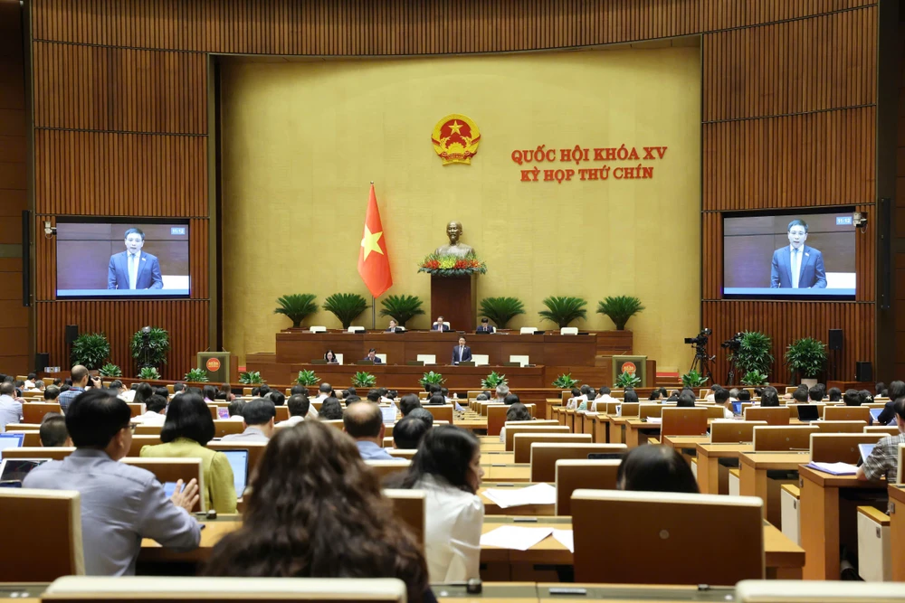 Phiên thảo luận ngày 9-5. Ảnh QUANG PHÚC 2.jpg