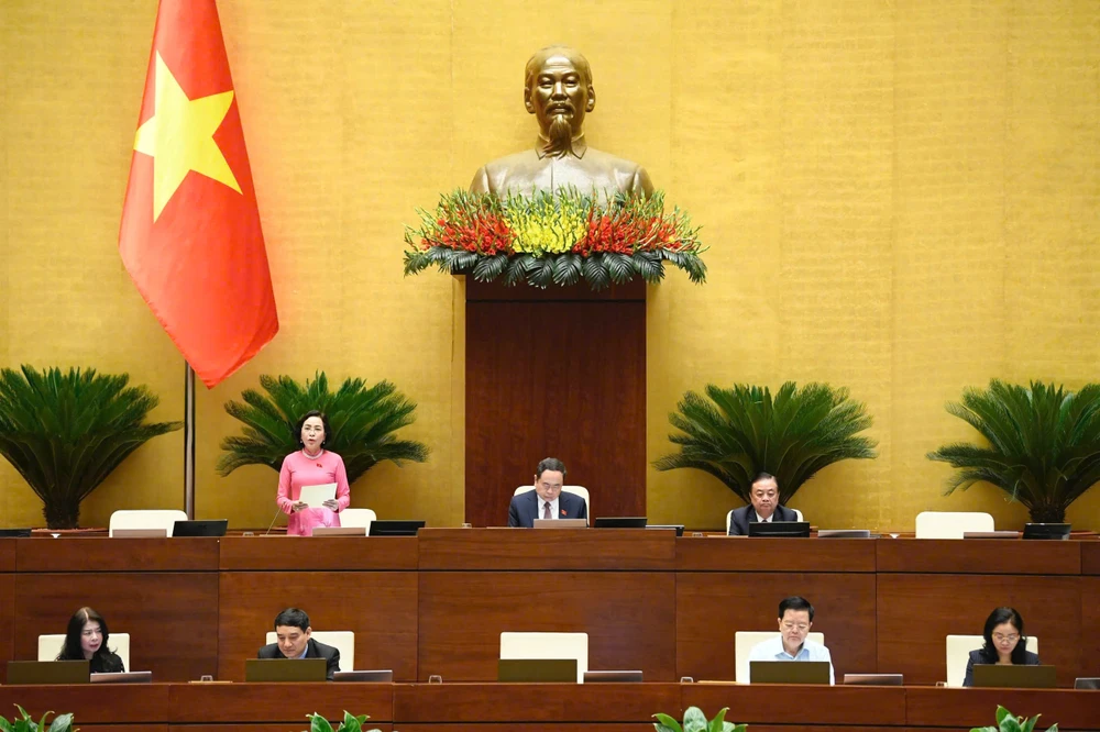 Quốc hội làm việc sáng 10-5-2025. Ảnh: VIẾT CHUNG 1.jpg