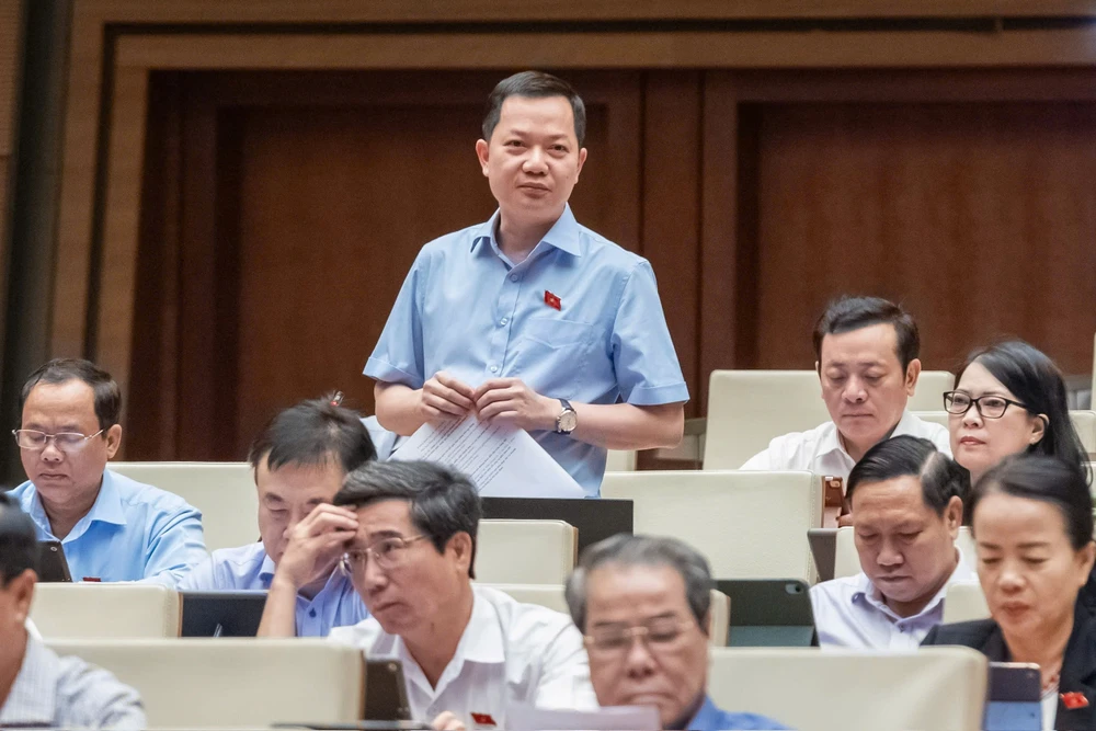 Đại biểu Trịnh Xuân An (Đồng Nai). Ảnh: VIẾT CHUNG Đại biểu Trịnh Xuân An (Đồng Nai).jpg