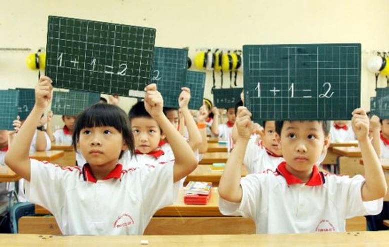 Học sinh tiểu học Việt Nam tiếp tục nằm trong top đầu cả 3 lĩnh vực Toán, Đọc hiểu và Viết