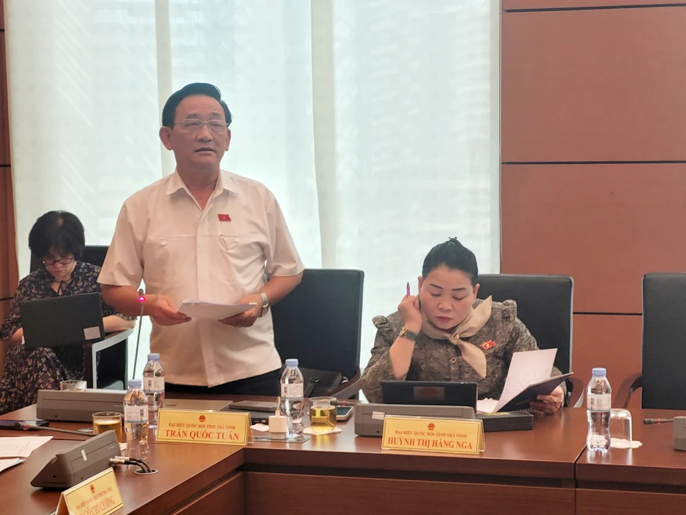 ĐB Trần Quốc Tuấn (Trà Vinh). Ảnh: LÂM NGUYÊN 1.jpg