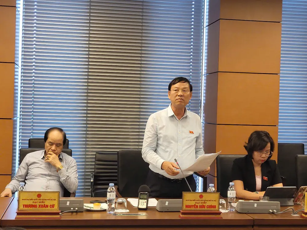 ĐB Nguyễn Hữu Chính (Hà Nội). Ảnh: LÂM NGUYÊN 3d61cb3a-fdda-4b5c-9ec1-1bcac7087e16.jpg