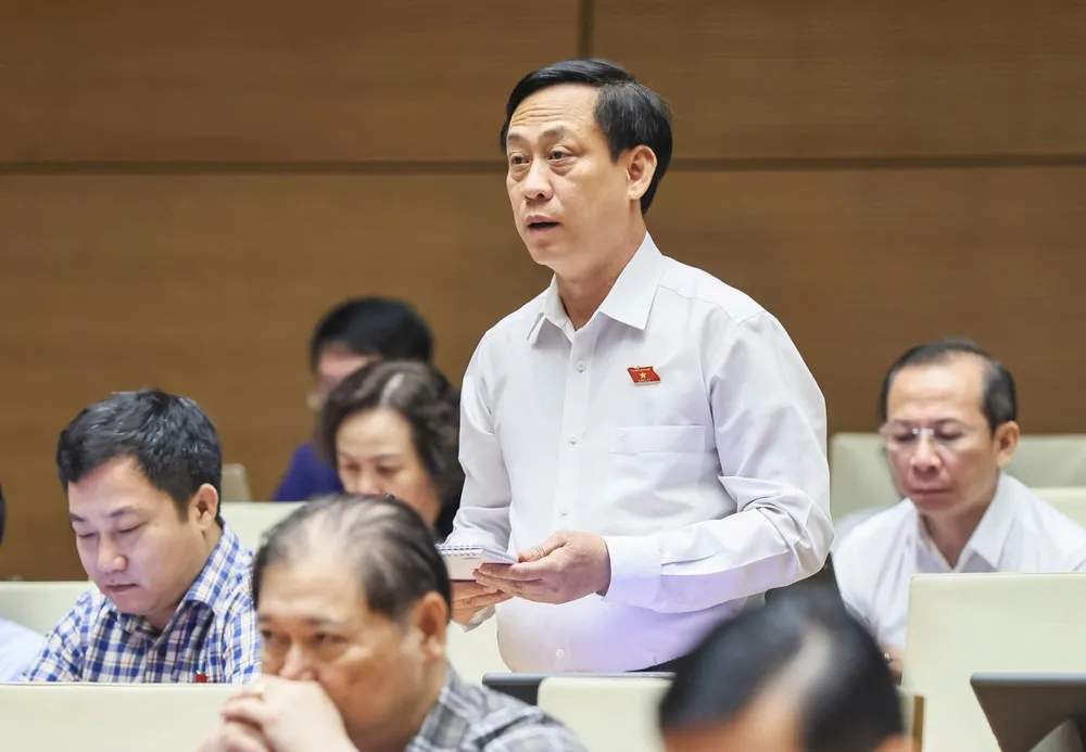 Đại biểu Mai Văn Hải (Thanh Hóa). Ảnh: VIẾT CHUNG Đại biểu Mai Văn Hải (Thanh Hóa).jpg