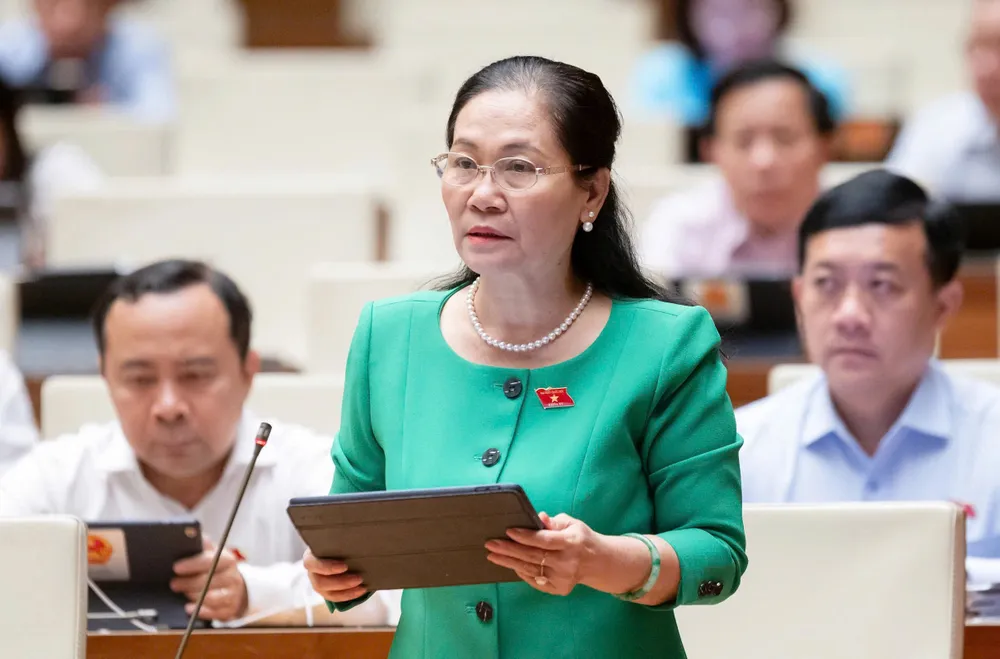 ĐB Nguyễn Thị Lệ, Phó Bí thư Thành ủy, Chủ tịch HĐND TPHCM. Ảnh: VIẾT CHUNG ĐB Nguyễn Thị Lệ.jpg