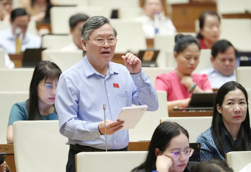 Đại biểu Tô Văn Tám (Kon Tum). Ảnh: VIẾT CHUNG Tô Văn Tám.jpg