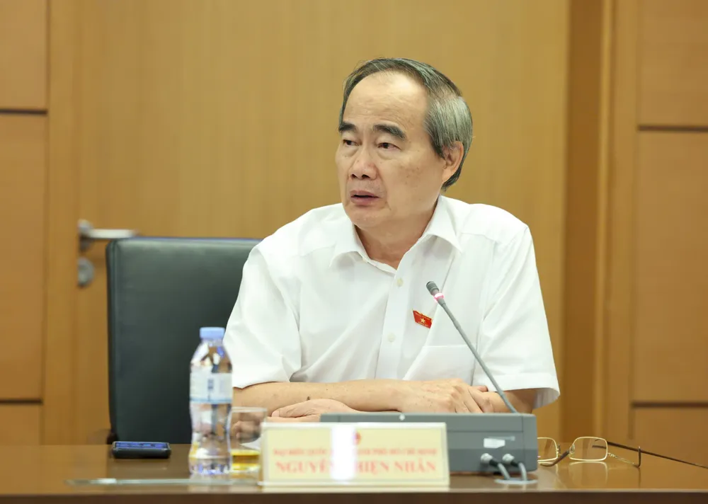 Đại biểu Nguyễn Thiện Nhân (TPHCM). Ảnh: QUANG PHÚC Đại biểu Nguyễn Thiện Nhân (TPHCM).jpg