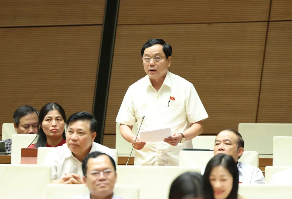 Đại biểu Hoàng Đức Thắng (Quảng Trị). Ảnh: QUANG PHÚC Đại biểu Hoàng Đức Thắng (Quảng Trị).jpg