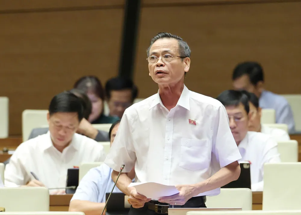 Đại biểu Trần Hữu Hậu (Tây Ninh). Ảnh: QUANG PHÚC Đại biểu Trần Hữu Hậu (Tây Ninh.jpg