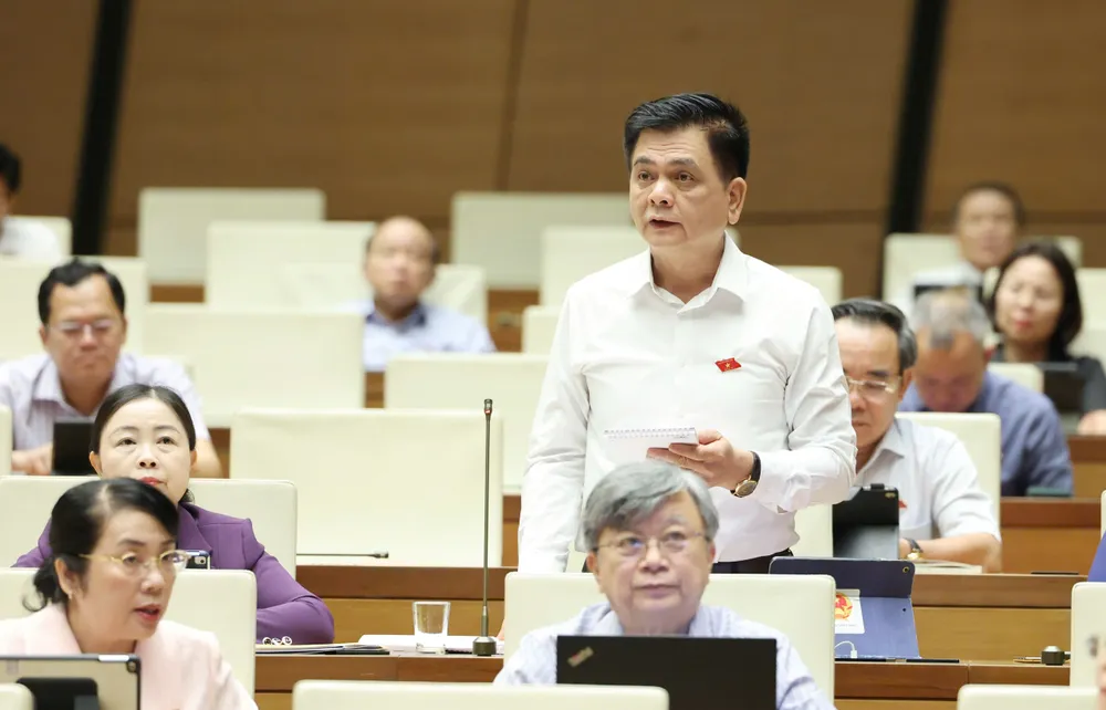 ĐB Nguyễn Lâm Thành (Thái Nguyên). Ảnh: QUANG PHÚC lâm thành.jpg