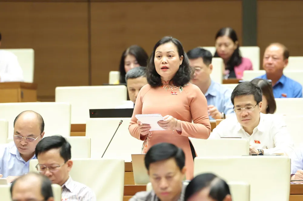 ĐB Huỳnh Thị Phúc (Bà Rịa - Vũng Tàu). Ảnh: QUANG PHÚC Đại biểu Huỳnh Thị Phúc (Bà Rịa - Vũng Tàu).jpg