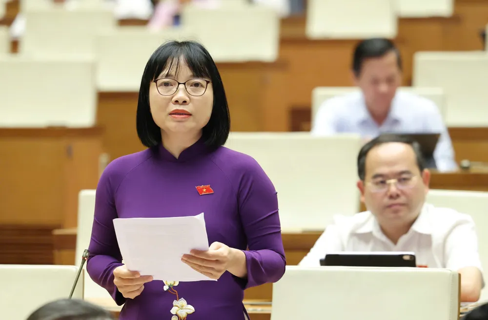 ĐB Nguyễn Thị Việt Nga (Hải Dương). Ảnh: QUANG PHÚC Đại biểu Nguyễn Thị Việt Nga (Hải Dương).jpg