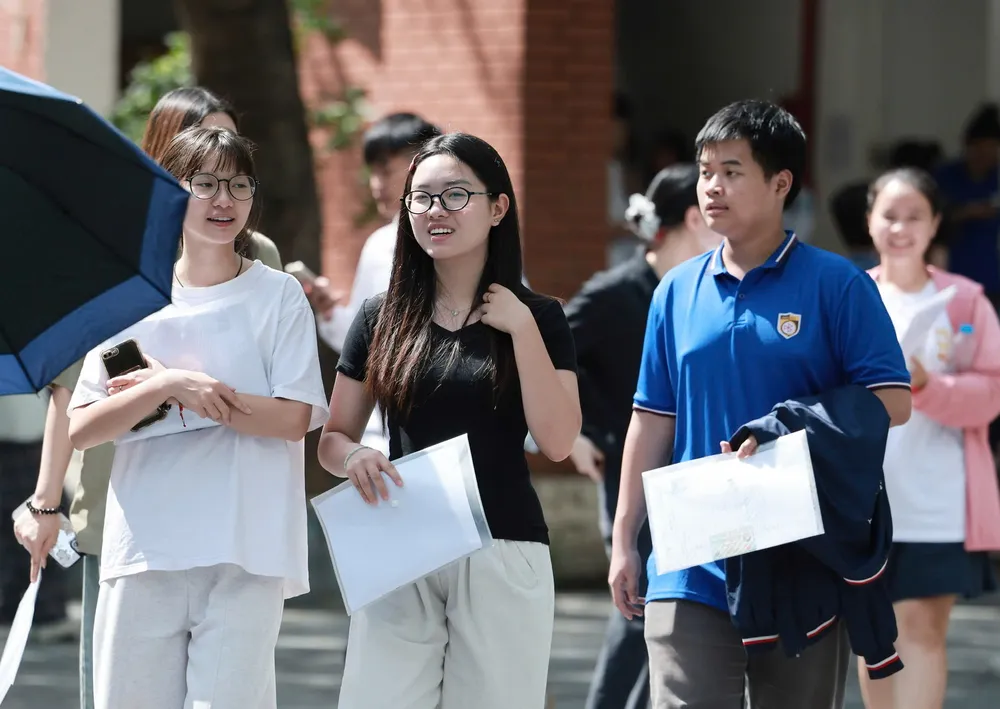 Thí sinh Hà Nội đã sẵn sàng bước vào kỳ thi tốt nghiệp THPT năm 2025. Ảnh: VIẾT CHUNG 2.jpg
