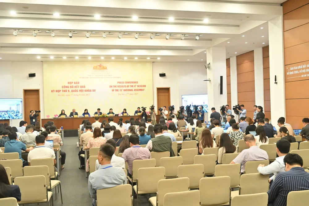 Quang cảnh họp báo. Ảnh: VIẾT CHUNG 1.jpg