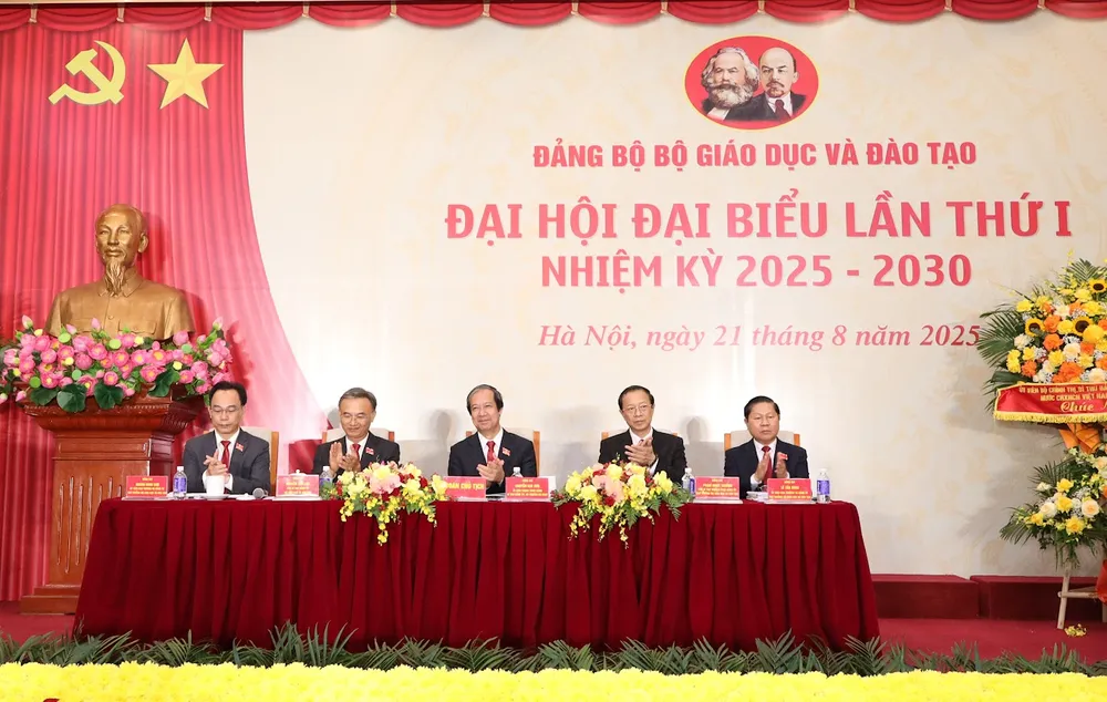 Đại hội đại biểu Đảng bộ Bộ GD-ĐT lần thứ I, nhiệm kỳ 2025-2030 dh.JPG