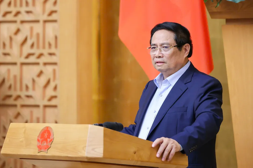 Thủ tướng chủ trì phiên họp. Ảnh: VIẾT CHUNG 1.jpg