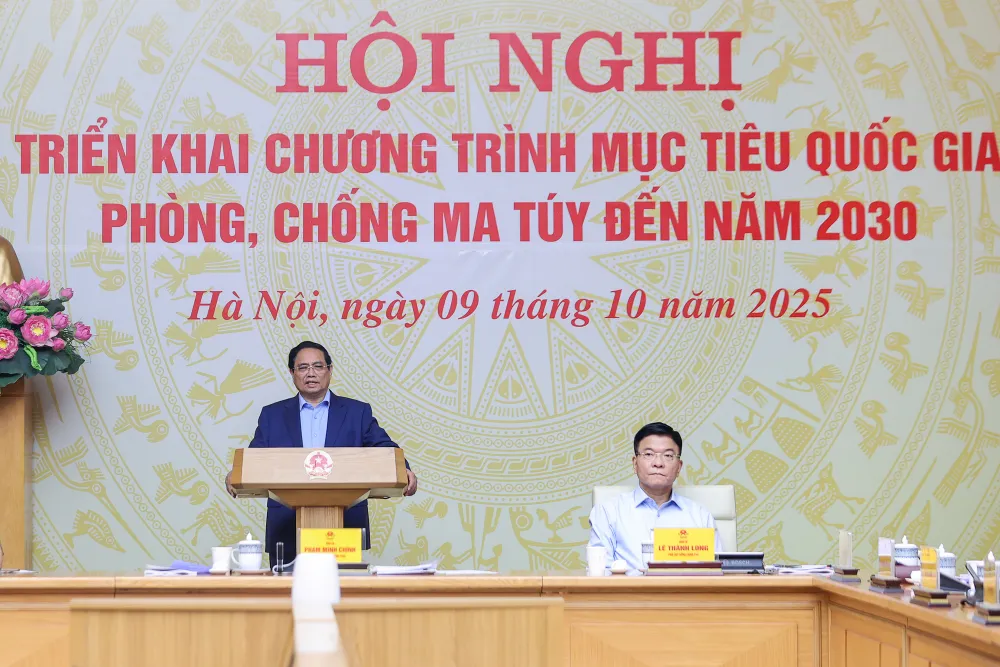 Thủ tướng Phạm Minh Chính chủ trì hội nghị trực tuyến toàn quốc triển khai Chương trình mục tiêu quốc gia phòng, chống ma túy đến năm 2030