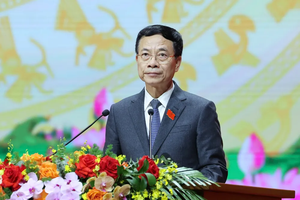 Bộ trưởng Bộ KH-CN Nguyễn Mạnh Hùng. Ảnh: QUANG PHÚC Hùng.jpg