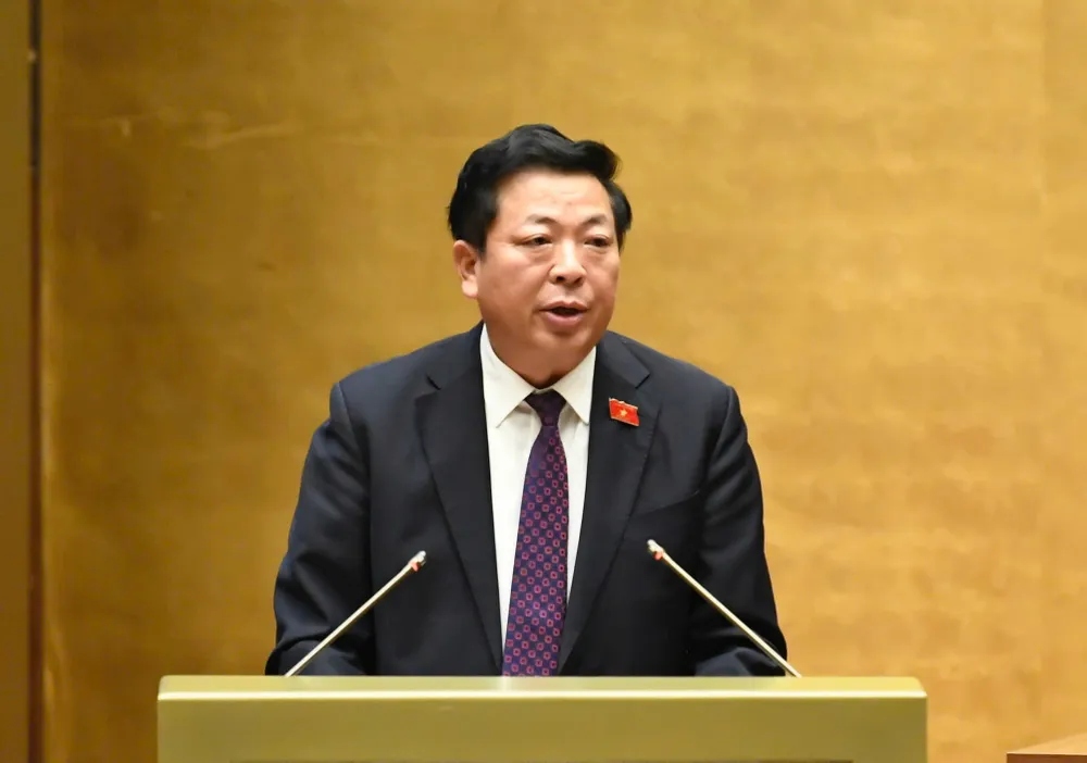 Bộ trưởng Bộ Xây dựng Nguyễn Hồng Minh. Ảnh: VIẾT CHUNG 1.jpg
