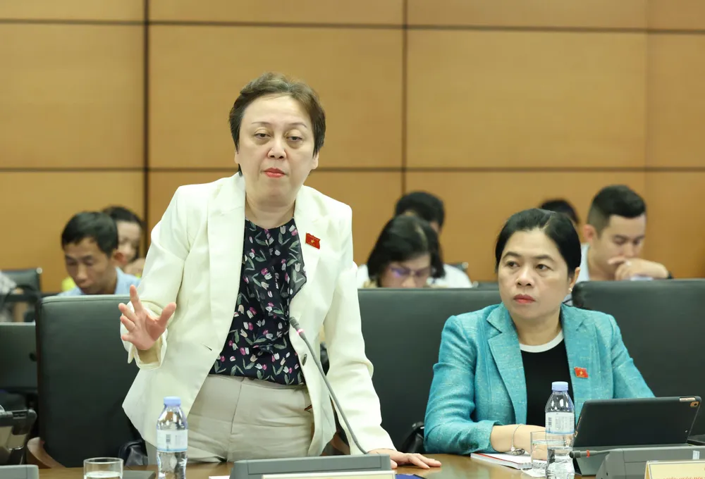 Đại biểu Phạm Khánh Phong Lan. Ảnh: QUANG PHÚC 2.jpg