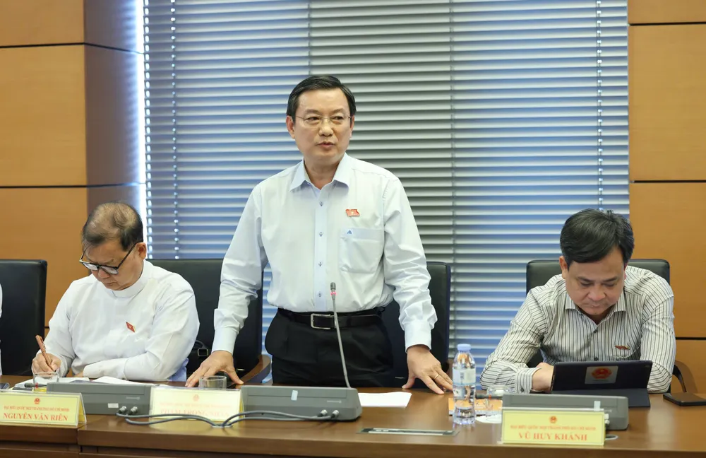 ĐB Phạm Trọng Nhân (TPHCM). Ảnh: QUANG PHÚC Đại biểu Phạm Trọng Nhân.jpg