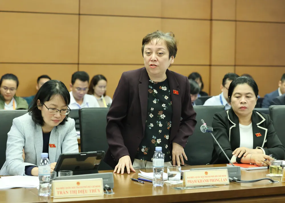ĐB Phạm Khánh Phong Lan (TPHCM). Ảnh: QUANG PHÚC Đại biểu Phạm Khánh Phong Lan.jpg