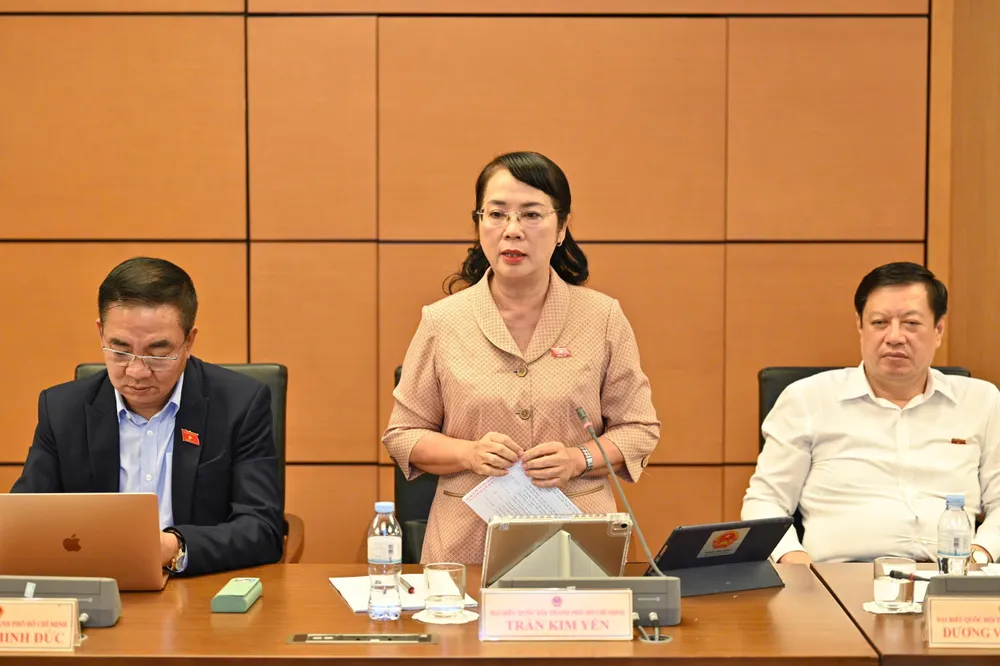 ĐB Trần Kim Yến. Ảnh: ĐỖ TRUNG ĐB Trần Kim Yến.jpg