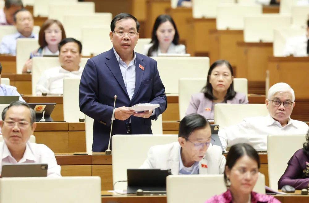 Đại biểu Nguyễn Quang Huân (TPHCM). Ảnh: QUANG PHÚC Đại biểu Nguyễn Quang Huân (TPHCM).jpg