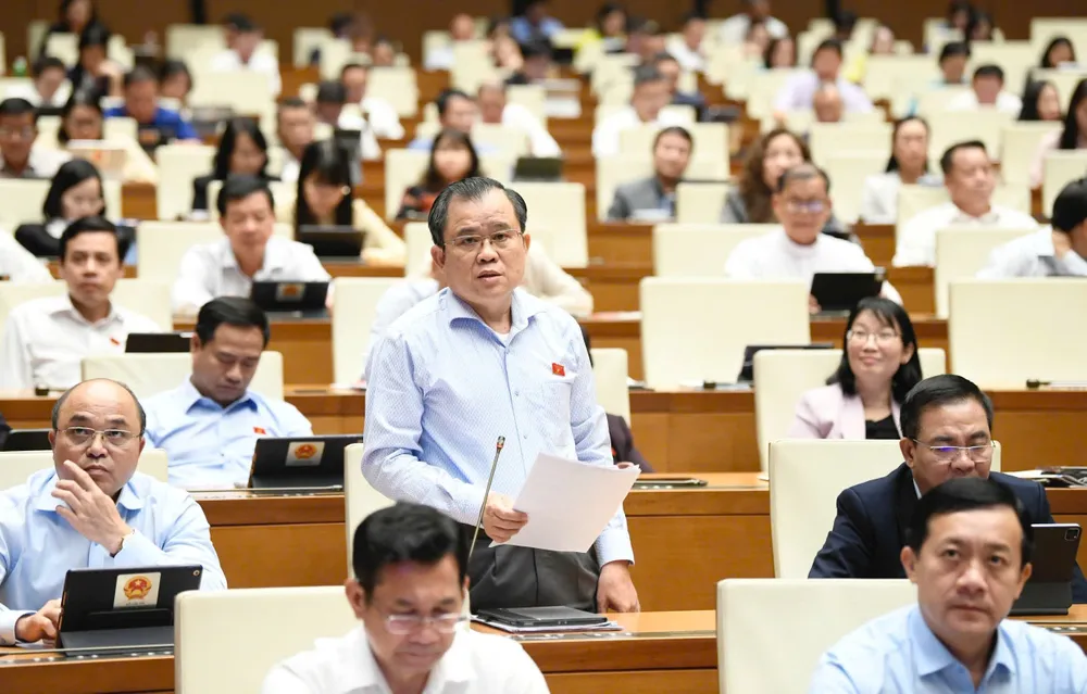 Đại biểu Nguyễn Tâm Hùng (TPHCM). Ảnh: QUANG PHÚC Đại biểu Nguyễn Tâm Hùng (TPHCM).jpg