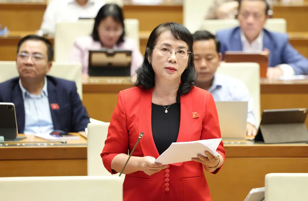 Đại biểu Trần Kim Yến (TPHCM). Ảnh: QUANG PHÚC Đại biểu Trần Kim Yến (TPHCM).jpg