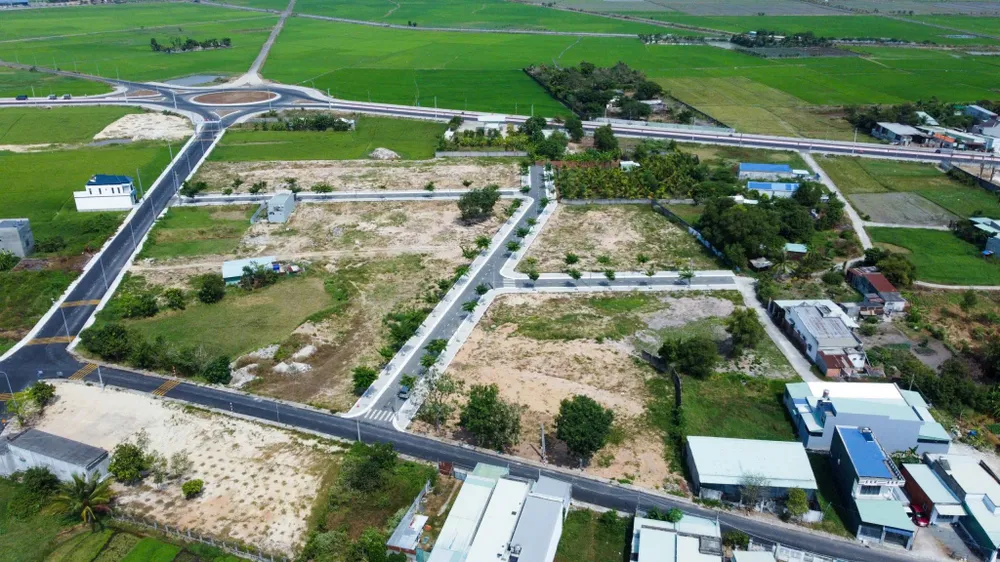 Một góc dự án khu dân cư Tam Phước (xã Long Đất, TPHCM)