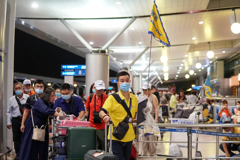 Du khách tại ga quốc tế sân bay Tân Sơn Nhất đầu Xuân Quý Mão Du khách tại ga quốc tế sân bay Tân Sơn Nhất đầu Xuân Quý Mão