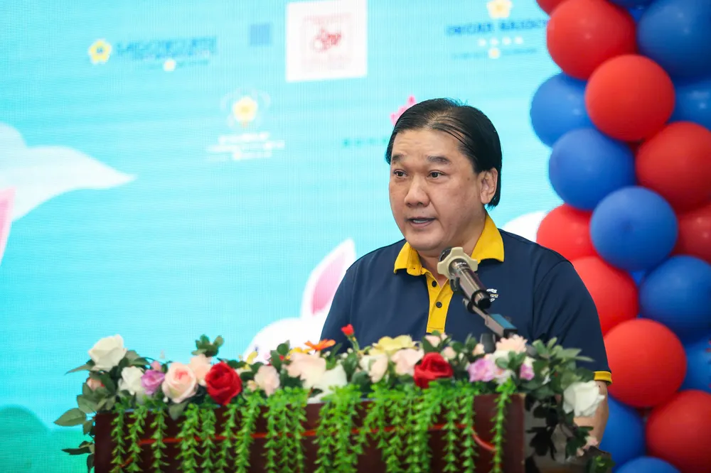 Ông Trương Đức Hùng, Tổng Giám đốc Saigontourist Group phát biểu tối 4-10 Mr Hùng Trương.jpg