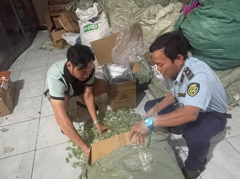 Lô kẹo dẻo không rõ xuất xứ bị cơ quan chức năng phát hiện
