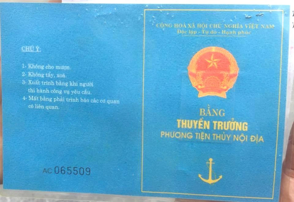 Từ hôm nay 7-8: Ngồi nhà nhận bằng thuyền trưởng với giá 25.000 đồng