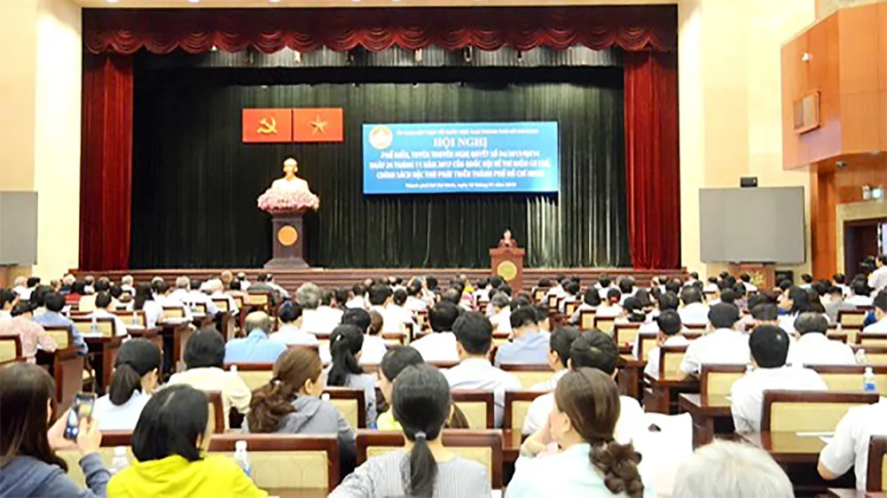 Chủ tịch HĐND TPHCM Nguyễn Thị Quyết Tâm: TPHCM không tăng thuế, phí tràn lan ảnh 1 Chủ tịch HĐND TPHCM Nguyễn Thị Quyết Tâm: TPHCM không tăng thuế, phí tràn lan ảnh 1