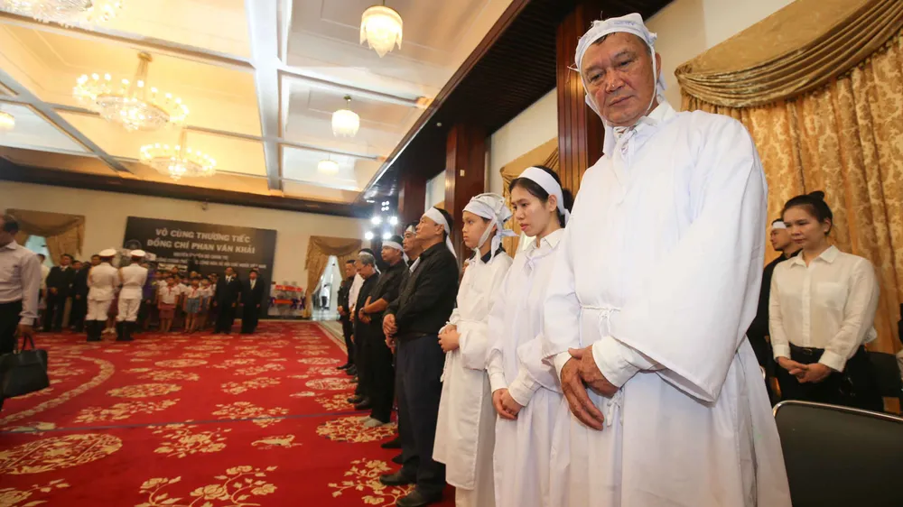 Lễ viếng nguyên Thủ tướng Phan Văn Khải  ​ ảnh 1