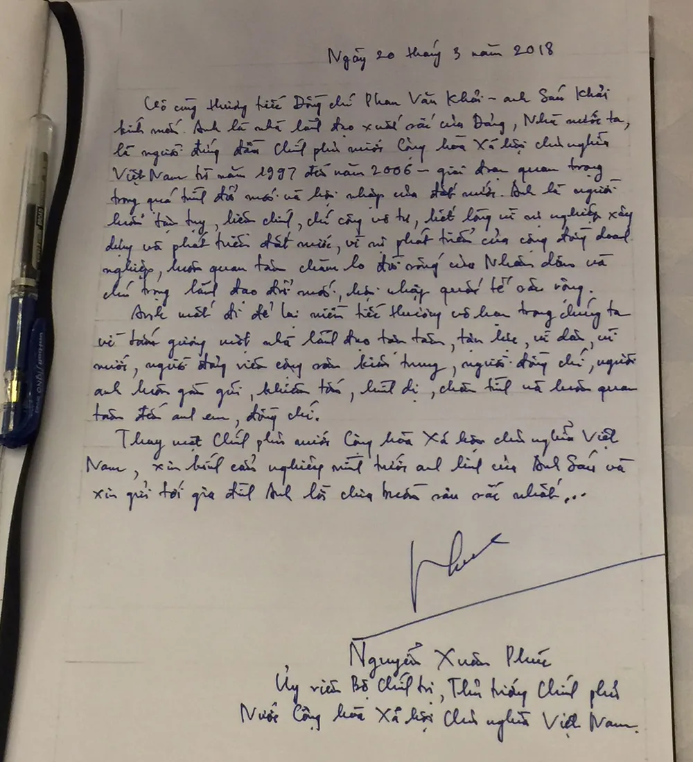 Lễ viếng nguyên Thủ tướng Phan Văn Khải  ​ ảnh 15