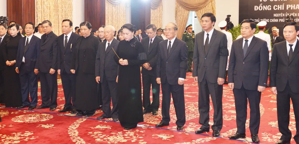 Lễ viếng nguyên Thủ tướng Phan Văn Khải  ​ ảnh 16