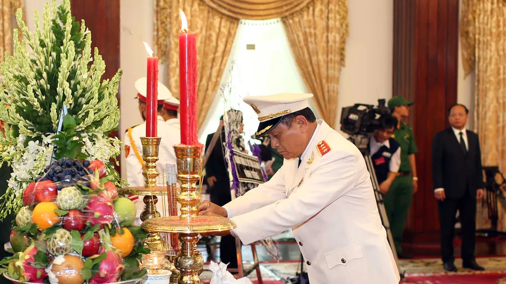 Ngày thứ hai cử hành lễ viếng nguyên Thủ tướng Phan Văn Khải ảnh 26