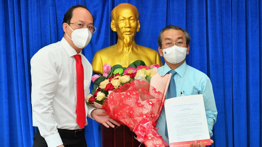 Đồng chí Ngô Thành Tuấn làm Bí thư Đảng ủy Khối Doanh nghiệp TPHCM, đồng chí Võ Ngọc Quốc Thuận làm Bí thư Quận ủy quận 8 ảnh 1